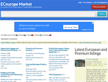 Tablet Screenshot of eceurope.com